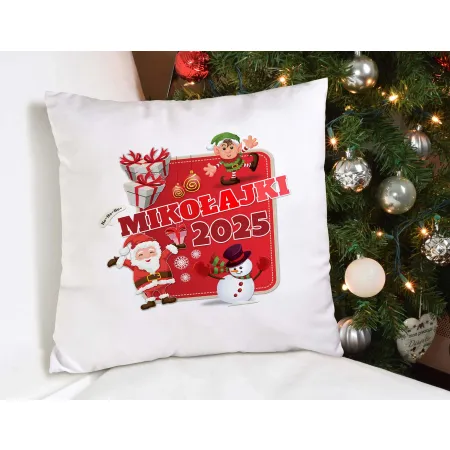 Poduszka BOŻE NARODZENIE Mikołajki 2025